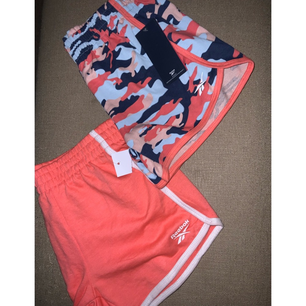 Kids Reebok elastic waist shorts